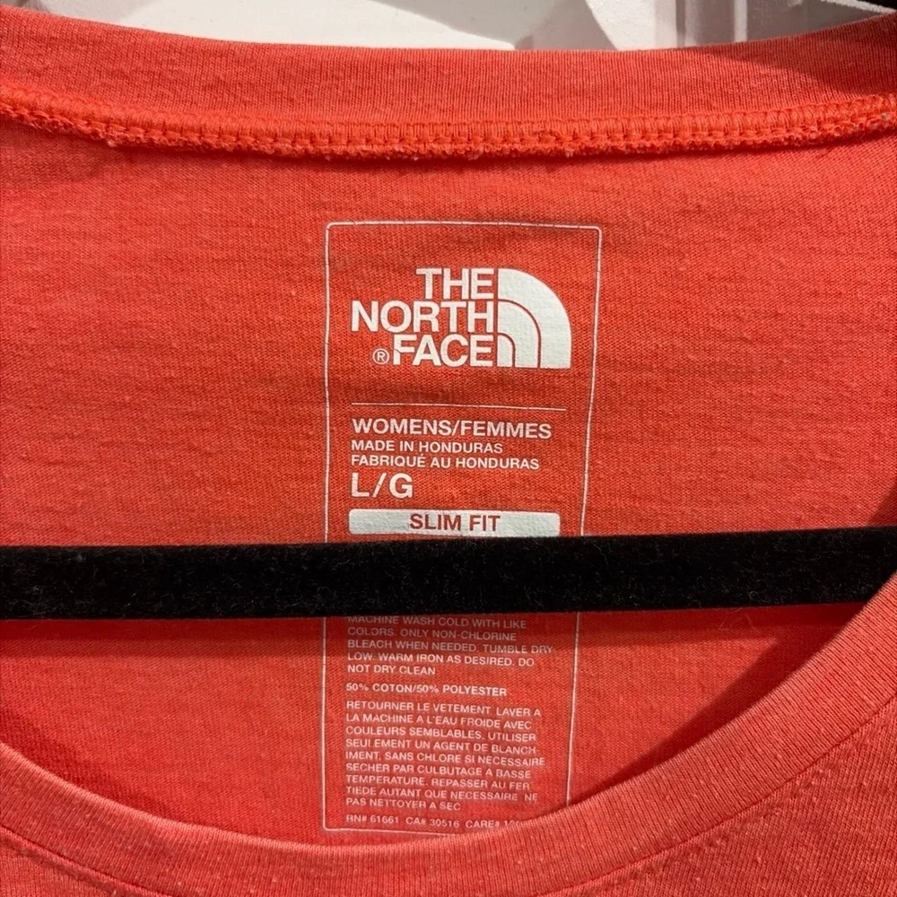 The North Face Women's Vibrant Orange Tee - Picture 4 of 5